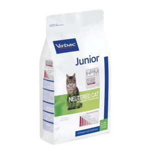 VIRBAC HPM CAT JUNIOR NEUTERED sausā kaķu barība 3kg